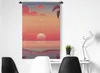 MuchoWow® Wandteppich Wandbehang Strand - Retro - Meer Produktbild-Vorschau 4
