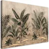 Leinwandbild Tropischer Regenwald 60x40 Feeby Grün bild für Produktbild-Vorschau 1