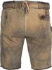Lederhose kurz Faelo zirbe antik 50 Produktbild-Vorschau 3