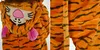 Detský kostým tigra kigurumi na karneval 98-104 Náhľad obrázku produktu 3