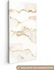 MuchoWow® - Leinwandbilder - Marmor - Limette - Gold - Produktbild-Vorschau 1