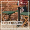 NatureMark 4er Set Stuhlkissen mit B?ndern Gr. 40x40 cm Produktbild-Vorschau 2