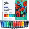Mont Marte Acrylfarben Set – 24 Farben x 36ml Tuben – Ideal Produktbild-Vorschau 1