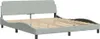 VidaXL 373232, Grau, 185 cm, 2,18 m, 74,5 cm, 1800 x 2000 Produktbild-Vorschau 3