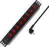 LogiLink PDU8D01, 8 AC zásuvky/AC zásuviek, PDU, 230 V, 50 Náhľad obrázku produktu 3