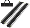JOIEYOU 2X Rollstuhlrampe Teleskop 76-122 cm Aluminium Produktbild-Vorschau 1