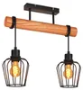 ZMH Plafondlamp hout, plafondlamp voor hal, zwarte Productafbeelding-voorbeeld 9