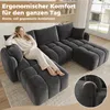 Merax Hoekbank in L- of U-vorm, modulaire Cloud-bank met 5 Productafbeelding-voorbeeld 6