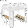 okwish Patrová postel 140x200 Kovová postel s dlouhým Náhled obrázku produktu 7