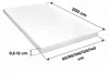 Kaltschaum RG25/44 200x140x2 cm | Polsterschaum Produktbild-Vorschau 5