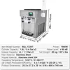 SucceBuy Kommerzielle Eismaschine , 21 QT/H Leistung, 1800 Produktbild-Vorschau 7