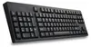 A black keyboard is shown from a slightly elevated side angle against a white background. Náhled obrázku produktu