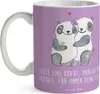 Mr. & Mrs. Panda Kaffeetasse Braut Liebe - Lavendeltraum - Produktbild-Vorschau 3