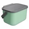Poubelle de 6 litres pour déchets organiques, vert-gris, Voir les images du produit 2