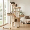FEANDREA Kratzbaum, mehrstöckiger Katzenbaum, dicke Produktbild-Vorschau 2