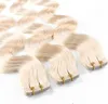 hair2heart Tape Extensions Capelli umani ondulati - 10 Anteprima dell’immagine prodotto 1