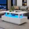 STILVORA Couchtisch Sofatisch LED-Beistelltisch mit Produktbild-Vorschau 2