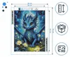 ARTULIO - Diamond Painting Set - Blauer Fantasy Drache mit Produktbild-Vorschau 4