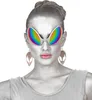 Alien Brille mit holografischen Gläsern - Außerirdischer Produktbild-Vorschau 2