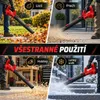 Aku foukač listí 21V Brushless, 2×4,0Ah baterie, 320 km/h, Náhled obrázku produktu 8