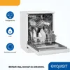 Exquisit Geschirrspüler GSP9313-030E weiss | Spülmaschine Produktbild-Vorschau 3
