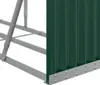 vidaXL Koš na dřevo zelený 300 x 45 x 100 cm Pozinkovaná Náhled obrázku produktu 6