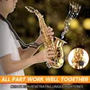 Bb-Sopransaxophon, Goldlack, Messingsaxophon, mit Produktbild-Vorschau 6