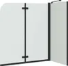 vidaXL Paroi de douche noire 120 x 68 x 130 cm Voir les images du produit 7