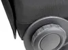 A close-up view of a black fabric product with a textured black plastic knob and trim. Produktbild-Vorschau