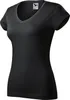 Baumwoll-T-Shirt mit V-Ausschnitt für Damen, 100% Produktbild-Vorschau 3