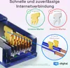 hb-digital RJ45 Patchkabel CAT 6a Outdoor S/FTP PVC PE 20m Produktbild-Vorschau 5