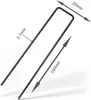 Intirilife 100 x Erdanker 150 x 25 x 2,7 mm aus schwarzem Produktbild-Vorschau 2