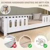 Crazy Pine Kinderbett 120x200 cm – Weißes Montessori Produktbild-Vorschau 4