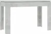 vidaXL Tavolo da pranzo grigio cemento 120x60x76 cm Anteprima dell’immagine prodotto 7