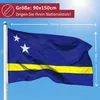 PHENO FLAGS Curacao Flagge 90x150 cm – Wetterfeste Produktbild-Vorschau 2