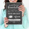 Metallschild XL in 21x28 cm mit lustigem Spruch zu Produktbild-Vorschau 3