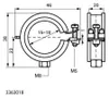 Walraven Rohrschelle KSB1 ev 15-18 mm EPDM M8 Podgląd zdjęcia produktu 2