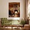 MuchoWow® Poster Brennendes Feuer in einem Kamin 90x120 cm Produktbild-Vorschau 3