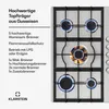 Klarstein Gasherd, Einbau-Gaskochfeld, Sabaf-Brenner, Produktbild-Vorschau 3