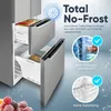 Réfrigérateur et congélateur 320L Inox Bomann KG7361-Inox Voir les images du produit 12