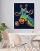 Zuty - Malen nach Zahlen - BUNTE GIRAFFE MIT BLUME, 40x50 Produktbild-Vorschau 2