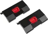Two black plastic connectors with red inserts, shown from a diagonal angle on a white background. Produktbild-Vorschau