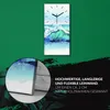 Wanduhr Uhr Wandbild Leinwand Quarz 30x60 Aquarell Produktbild-Vorschau 5
