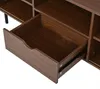 okwish Moderner TV Schrank mit zwei Rolltüren und Staufach, Produktbild-Vorschau 9