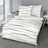 Traumschlaf Biber Bettwäsche Motion schiefer 200x200 cm + Produktbild-Vorschau 2