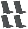 Beautissu Lot de 4 coussins de chaise de jardin Loft HL Voir les images du produit 1