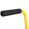 A close-up of a yellow handle with a black grip. Náhled obrázku produktu