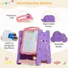 COSTWAY, mesa infantil 4 en 1: caballete para niños con Vista previa de la imagen del producto 7