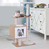 PawHut Katzenbaum Kratzbaum Katzenspielzeug Kletterbaum Produktbild-Vorschau 10