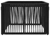 vidaXL Gartentisch Schwarz 55 x 55 x 37 cm PE Rattan und Produktbild-Vorschau 3